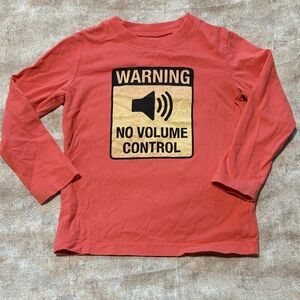 OshKosh B'gosh Red Long Sleeve Tee with Fun Print